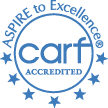 CARF accreditation seal