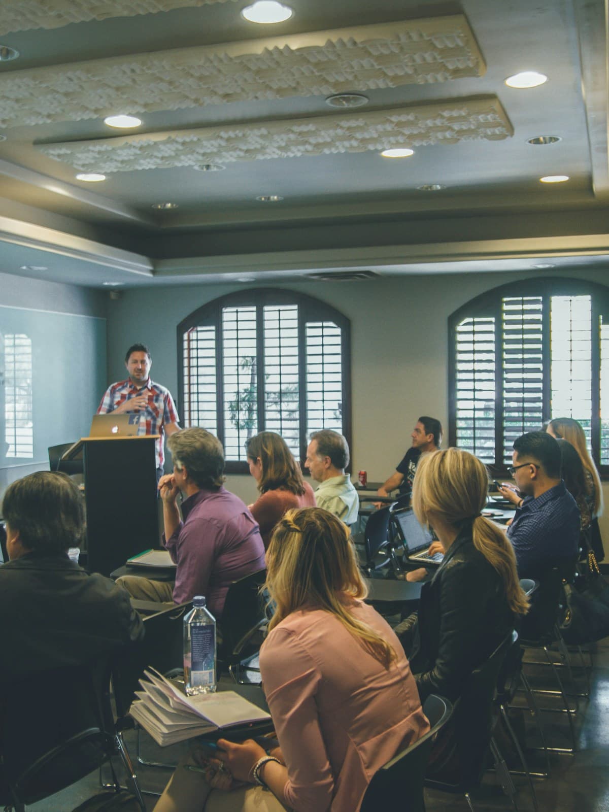 Adults participating in a professional learning session